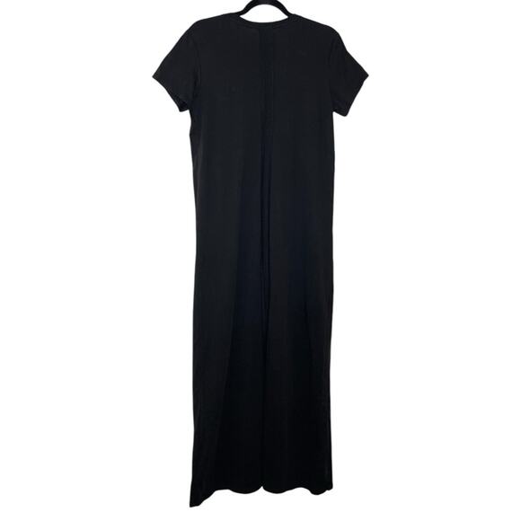 ATM Anthony Thomas Melillo Black Casual Cotton T-Shirt Maxi Dress - Small - Picture 4 of 9